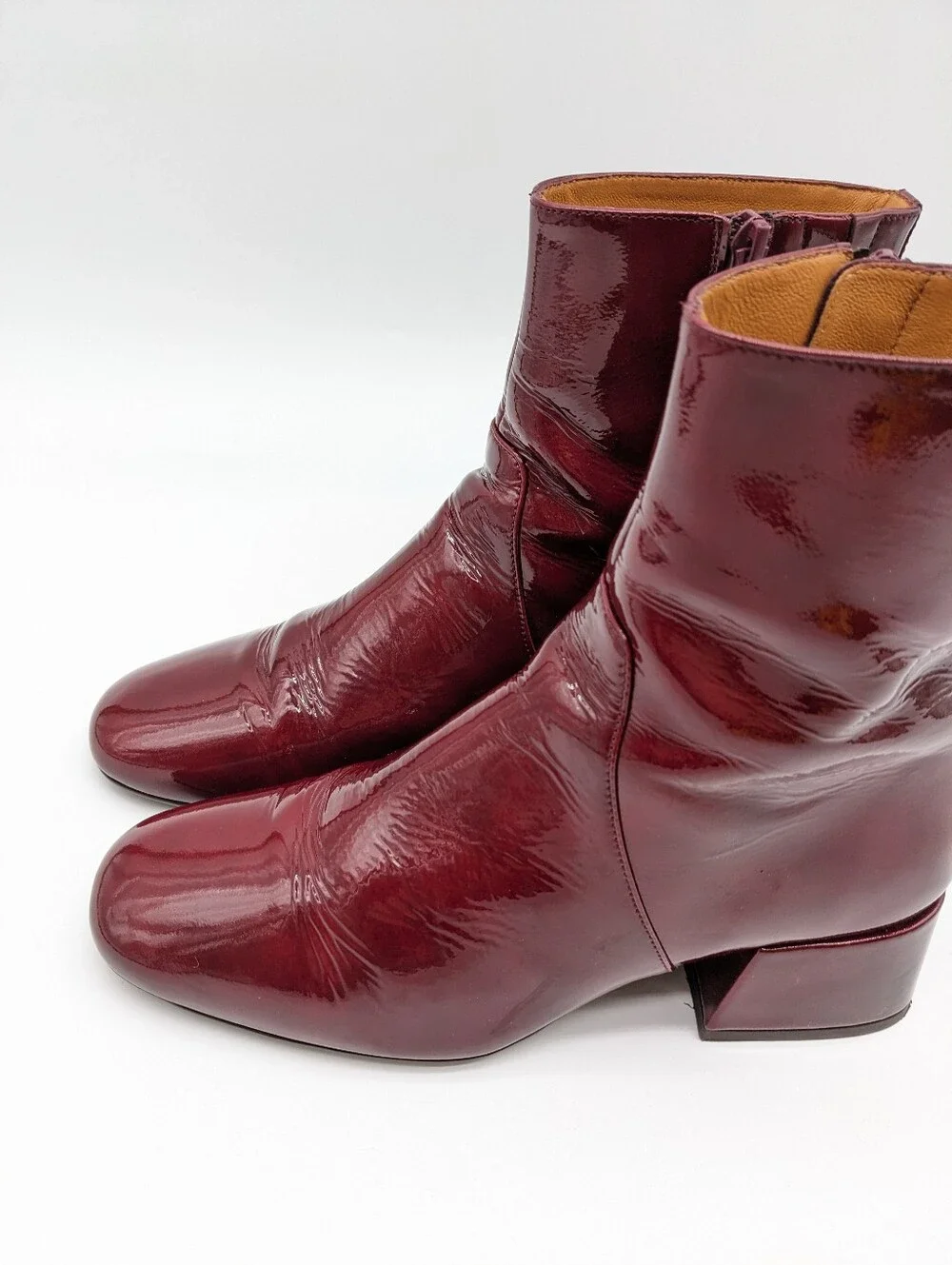 SÉZANE Low Paulette Patent Ankle Boots 37
